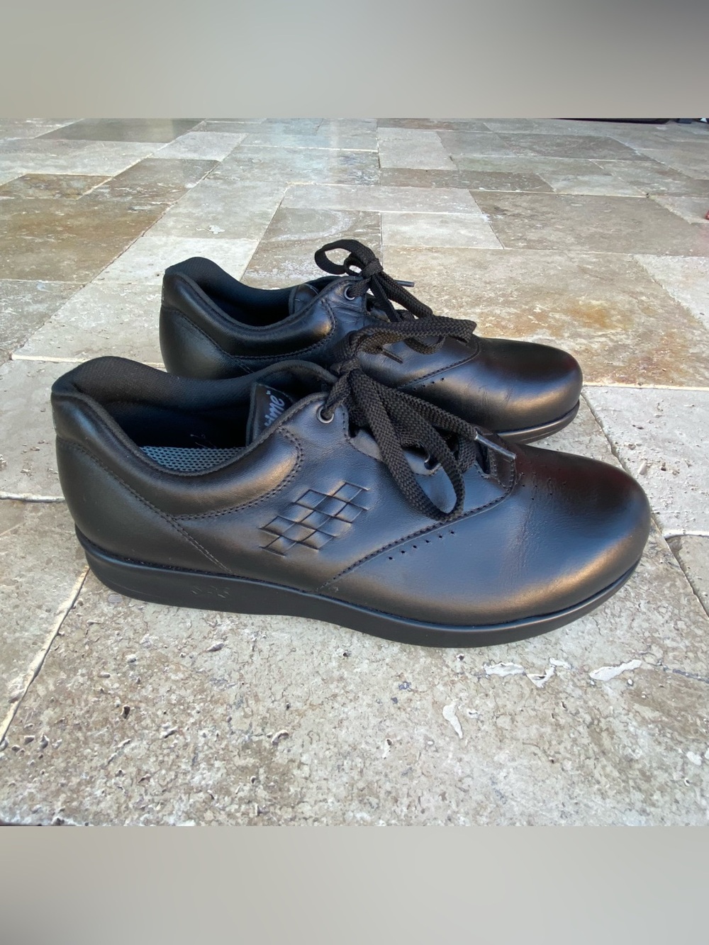 SAS Free Time Black, Women's Walking Shoes, 8.5 Narrow